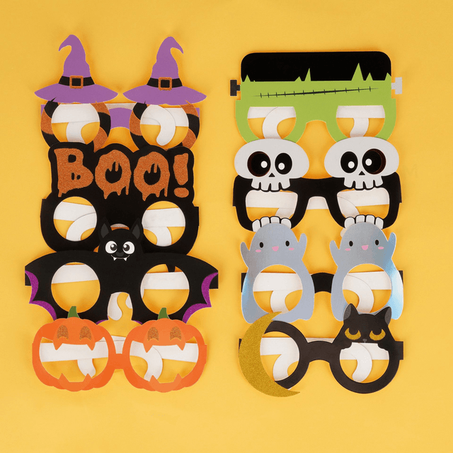 Set di 8 Occhiali in Carta - HALLOWEEN EDITION 