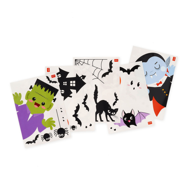 Set 35 Adesivi Elettrostatici per Finestra - Windo-Wow - HALLOWEEN EDITION 