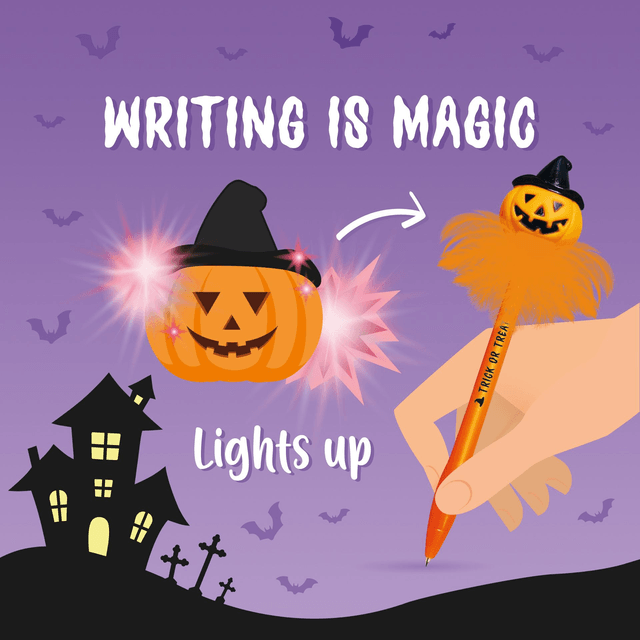 Penna a Sfera Luminosa - Writing is Magic HALLOWEEN EDITION 