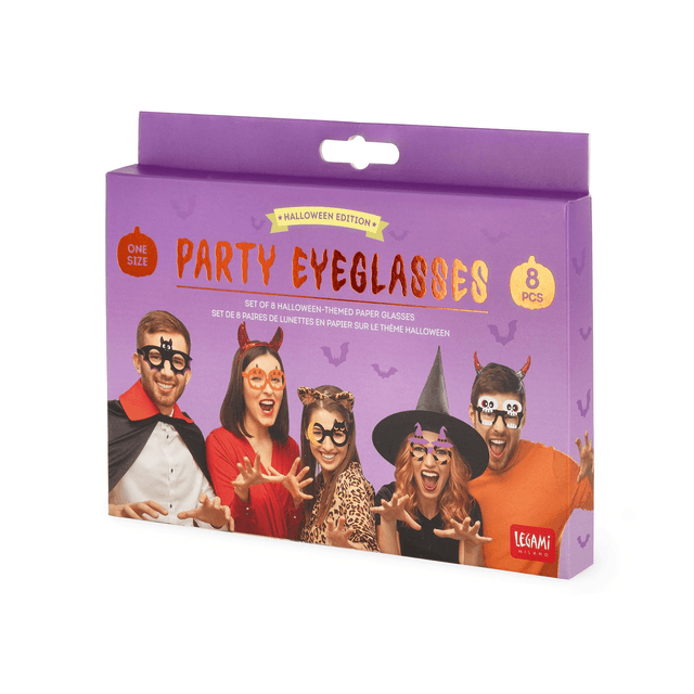Set di 8 Occhiali in Carta - HALLOWEEN EDITION 
